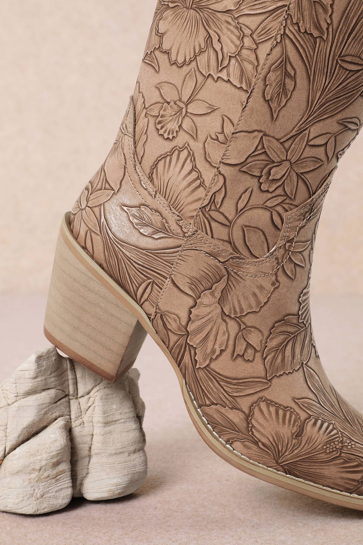 Floral Western Boot