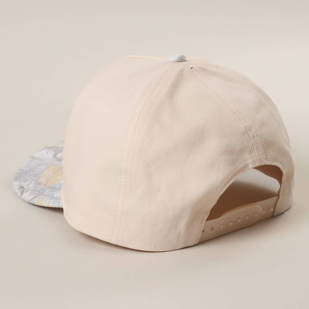 Howdy Darlin' Embroidered Patch Camo Brim Trucker Hat