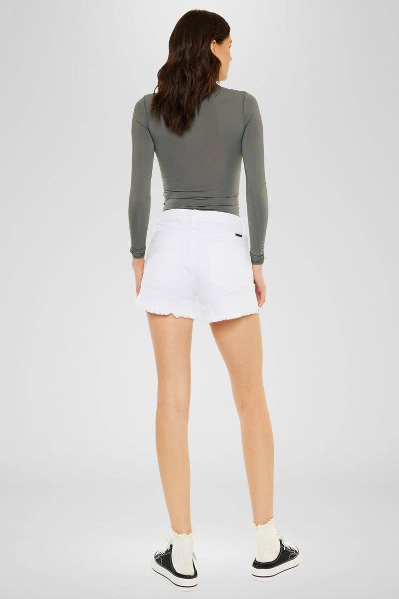 KanCan Mom High Rise Denim Short