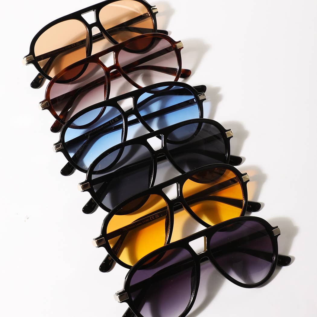 Retro Aviator Sunglasses