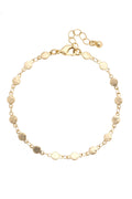 Shelby Delicate Disc Bracelet in Shiny Gold