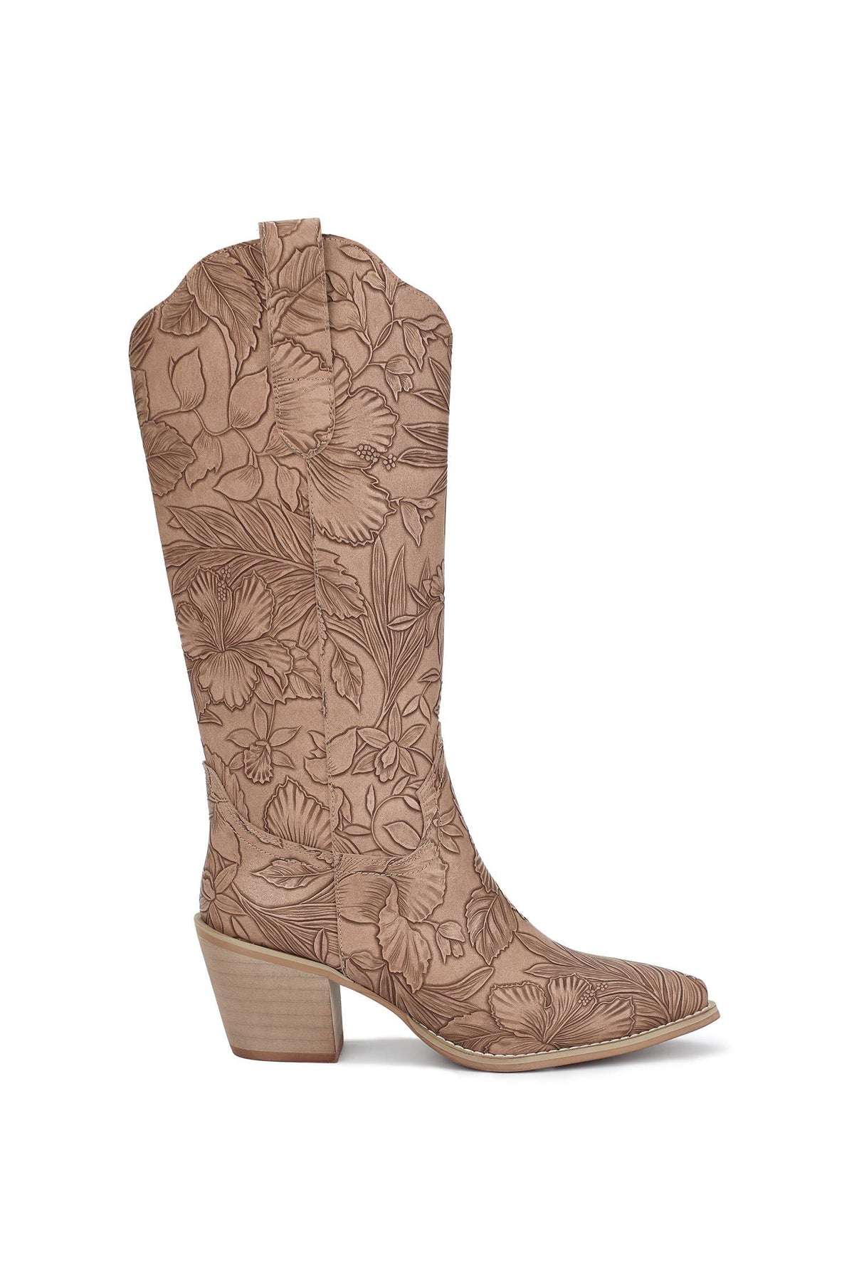 Floral Western Boot
