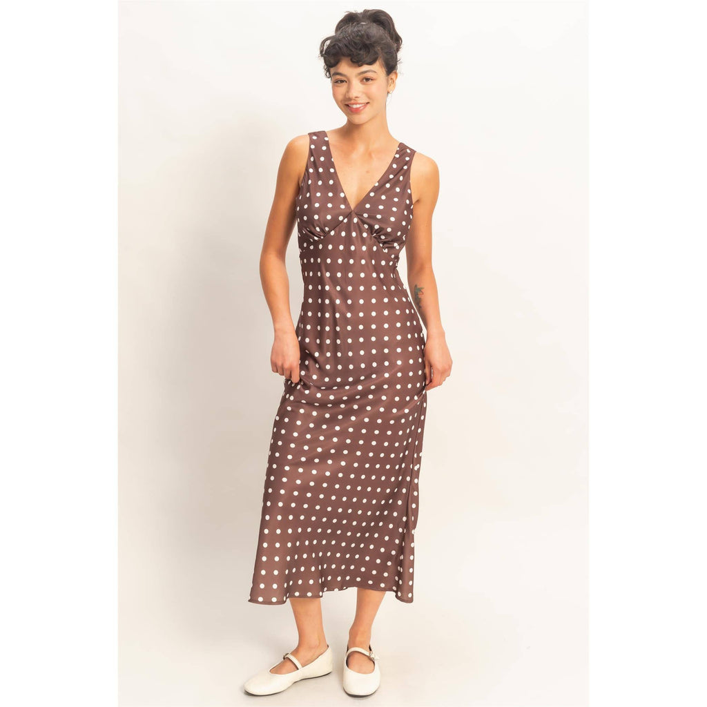 Polka Dot Maxi Dress