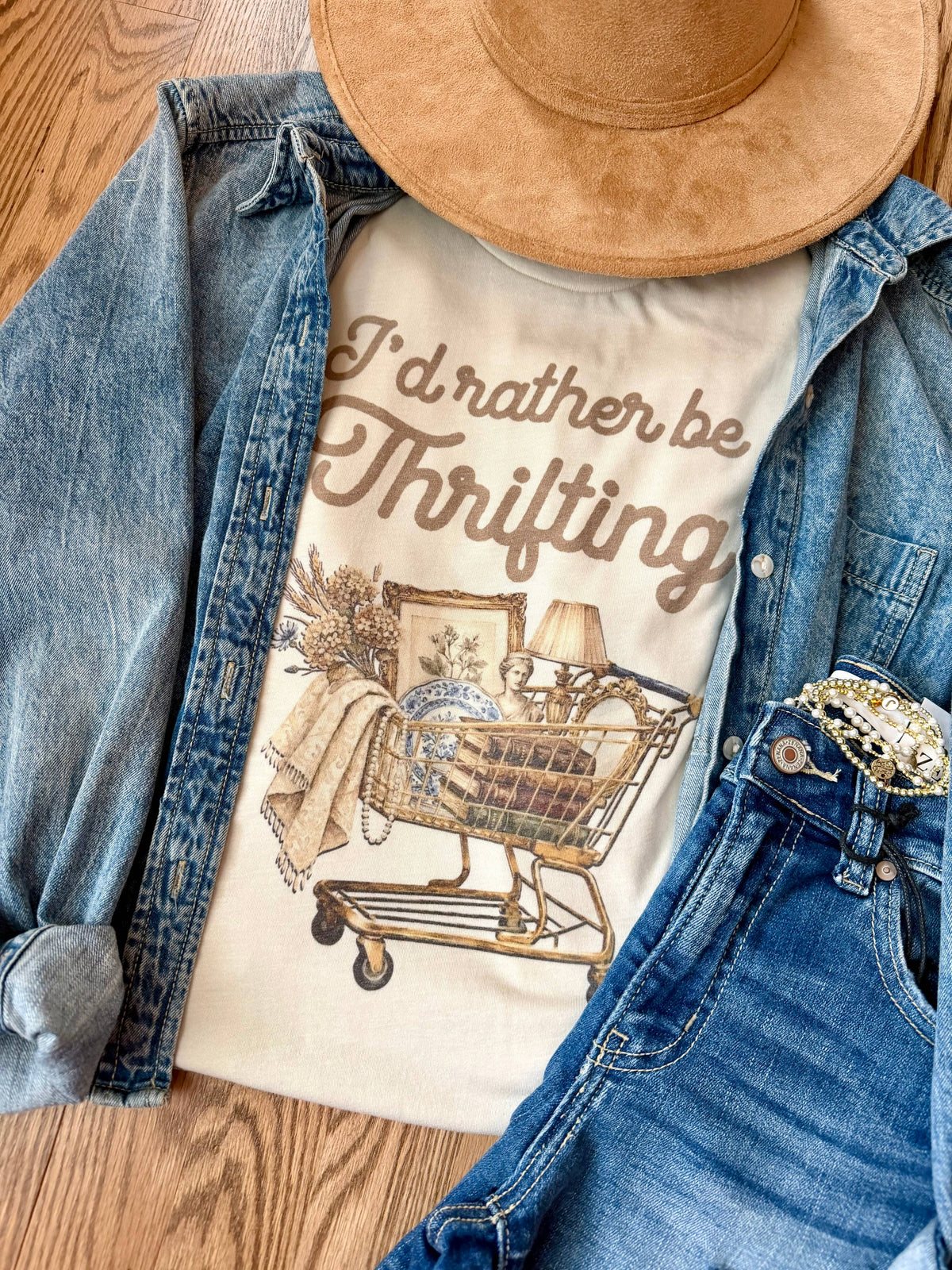I'd Rather Be Thrifting Graphic Tee