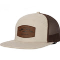 AFW Leather Patch Khaki 7 Panel Hat