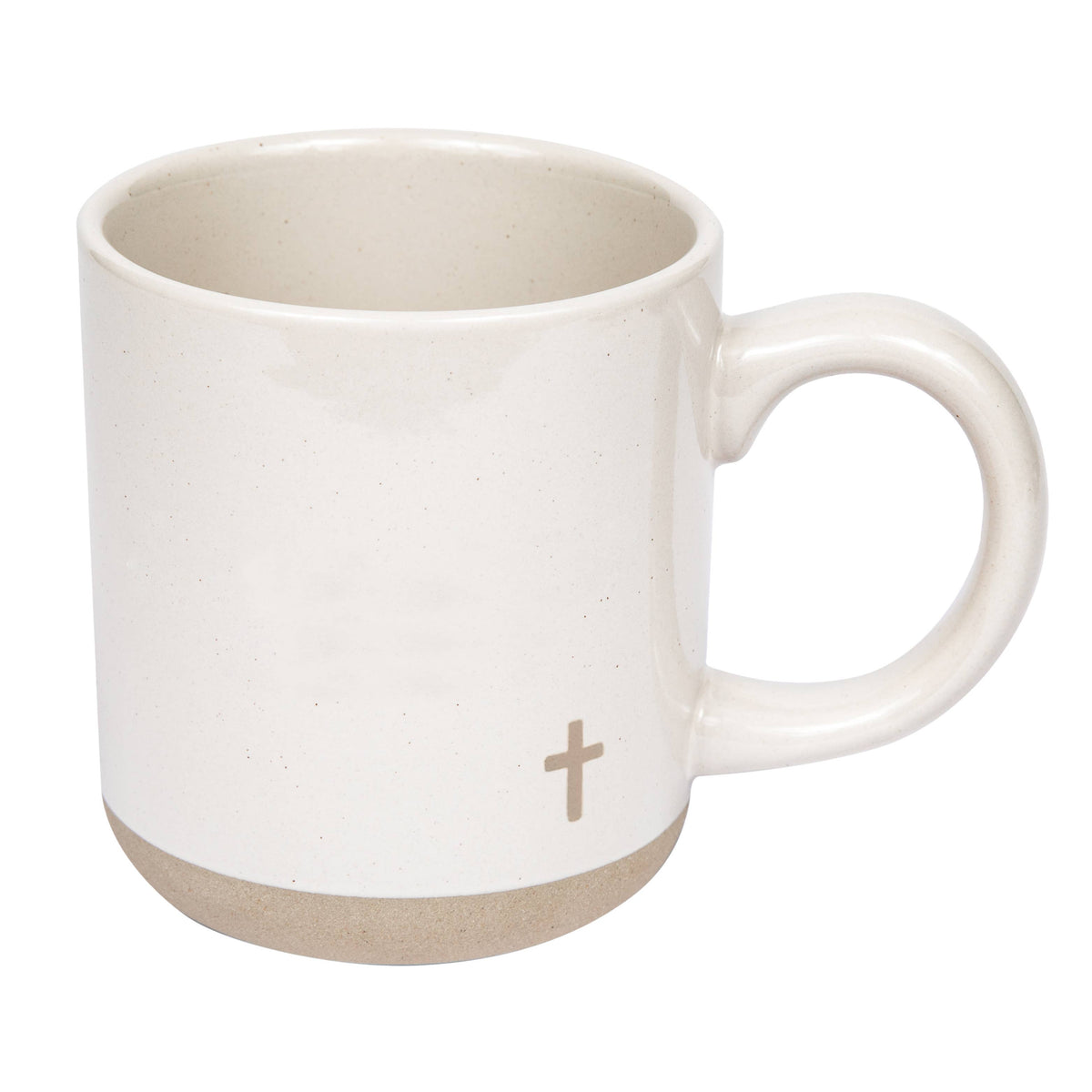 SWEET WATER Cross Stoneware Coffee Mug - Home Decor & Gifts
