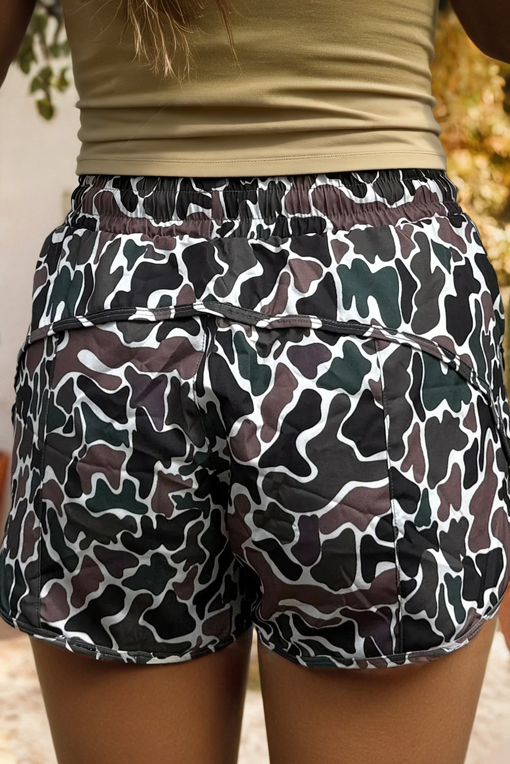 Camouflage Athletic Lined Shorts