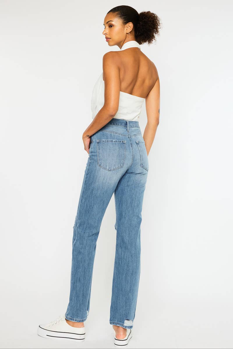 KanCan HIGH RISE 90’S STRAIGHT JEANS
