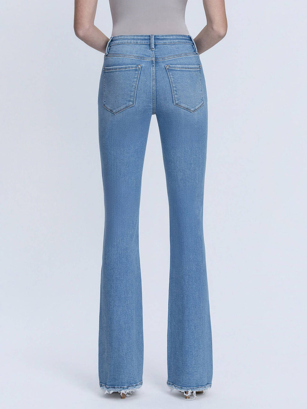 Vervet HIGH RISE FULL LENGTH MEDIUM LIGHT BOOTCUT JEANS