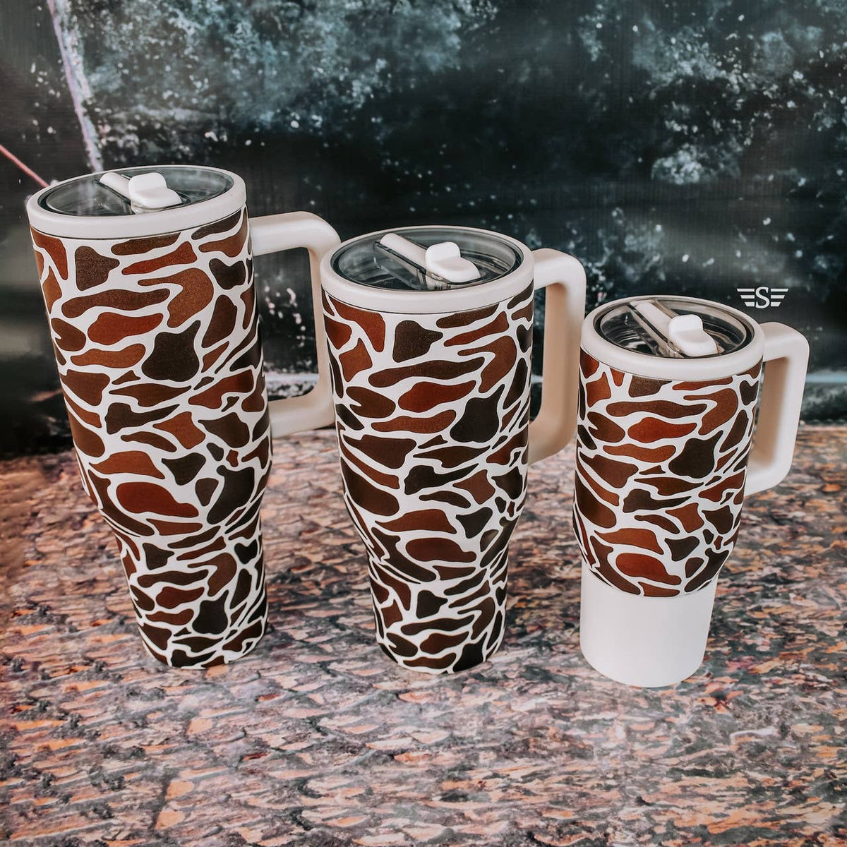Duck Camo Flip Lid Tumbler