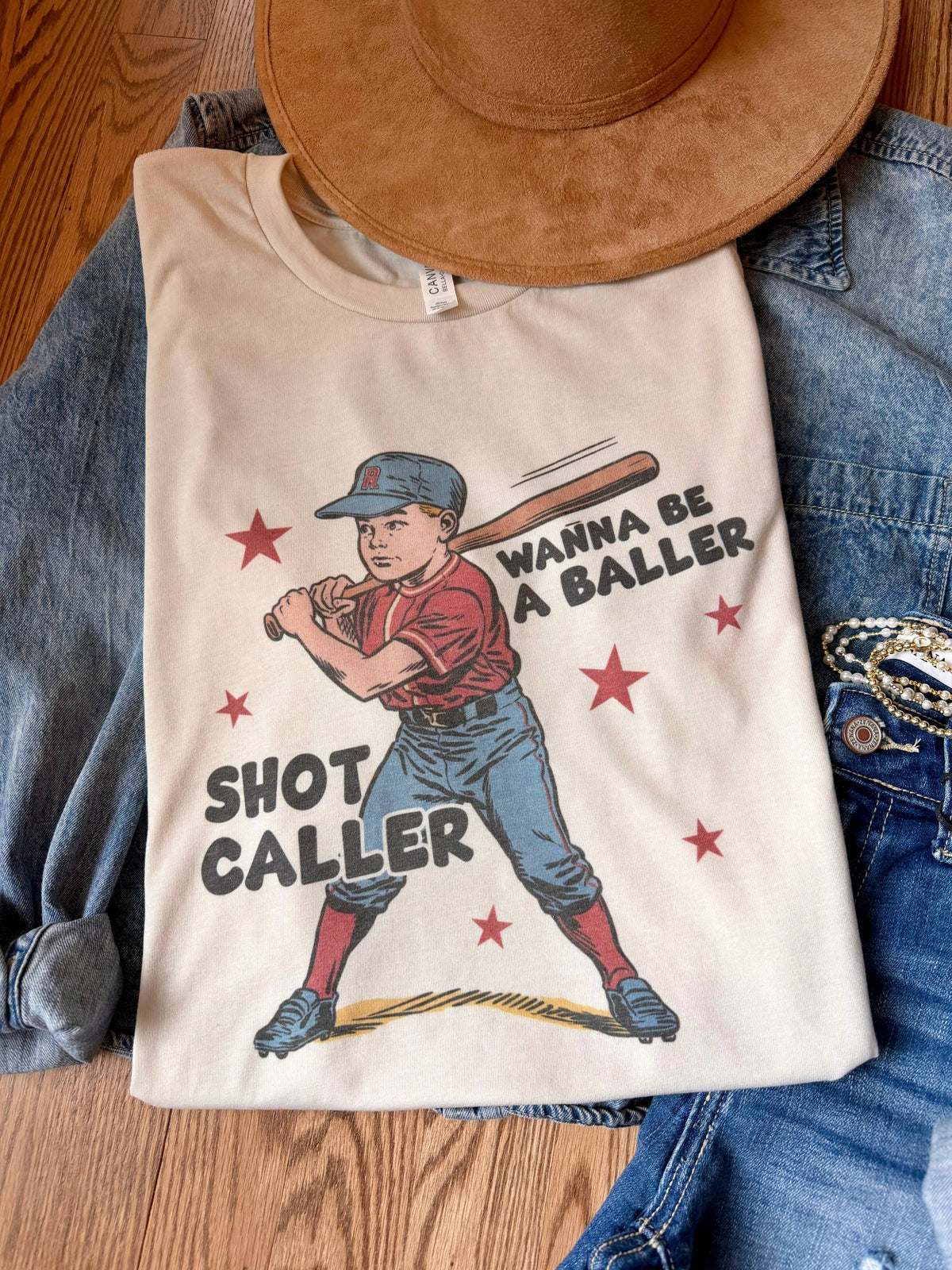 Baseball Shot Caller Graphic Tee