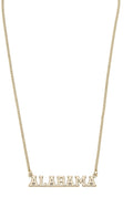Alabama Crimson Tide Varsity Outline Necklace