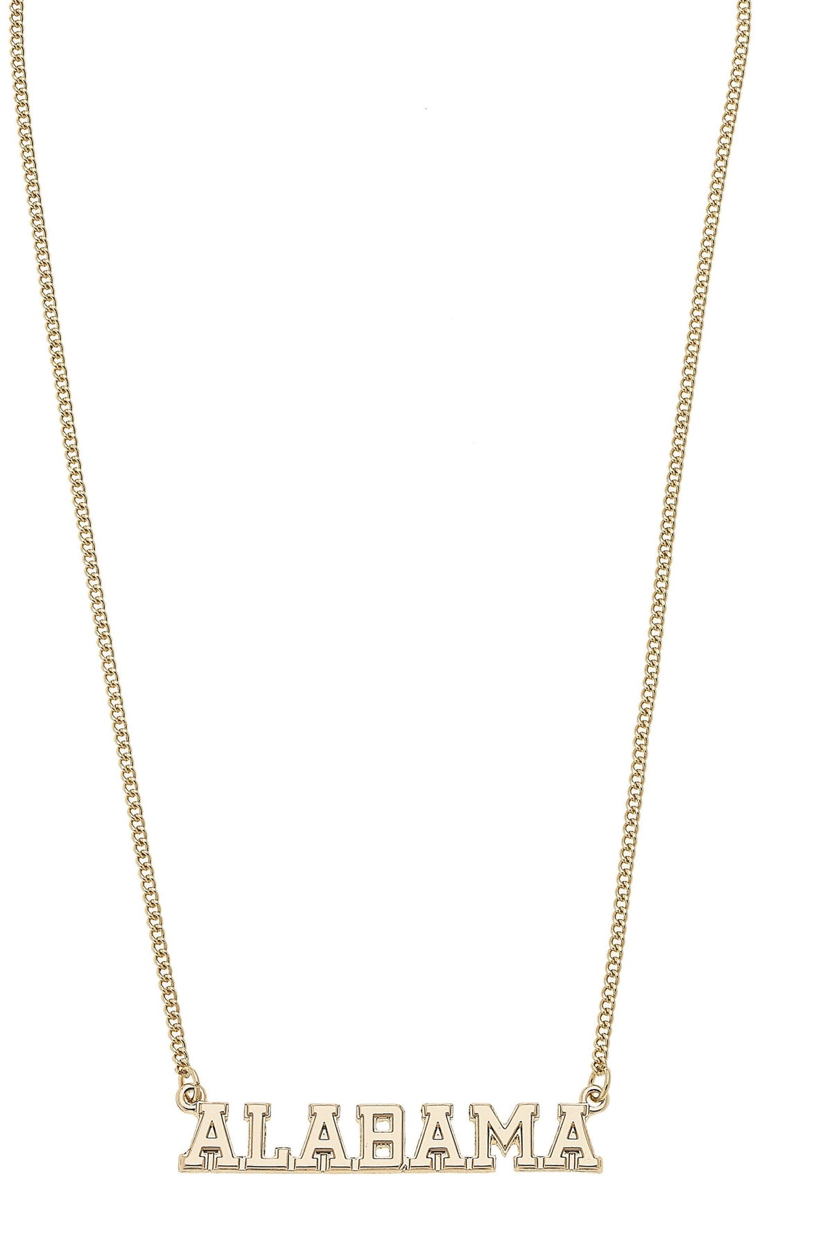 Alabama Crimson Tide Varsity Outline Necklace