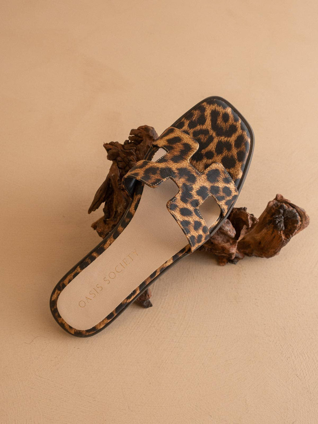 OASIS SOCIETY The Everlee | Leopard H-Strap Sandal