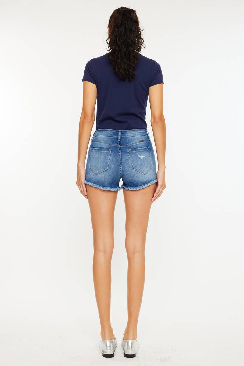 KanCan Mid Rise Denim Short