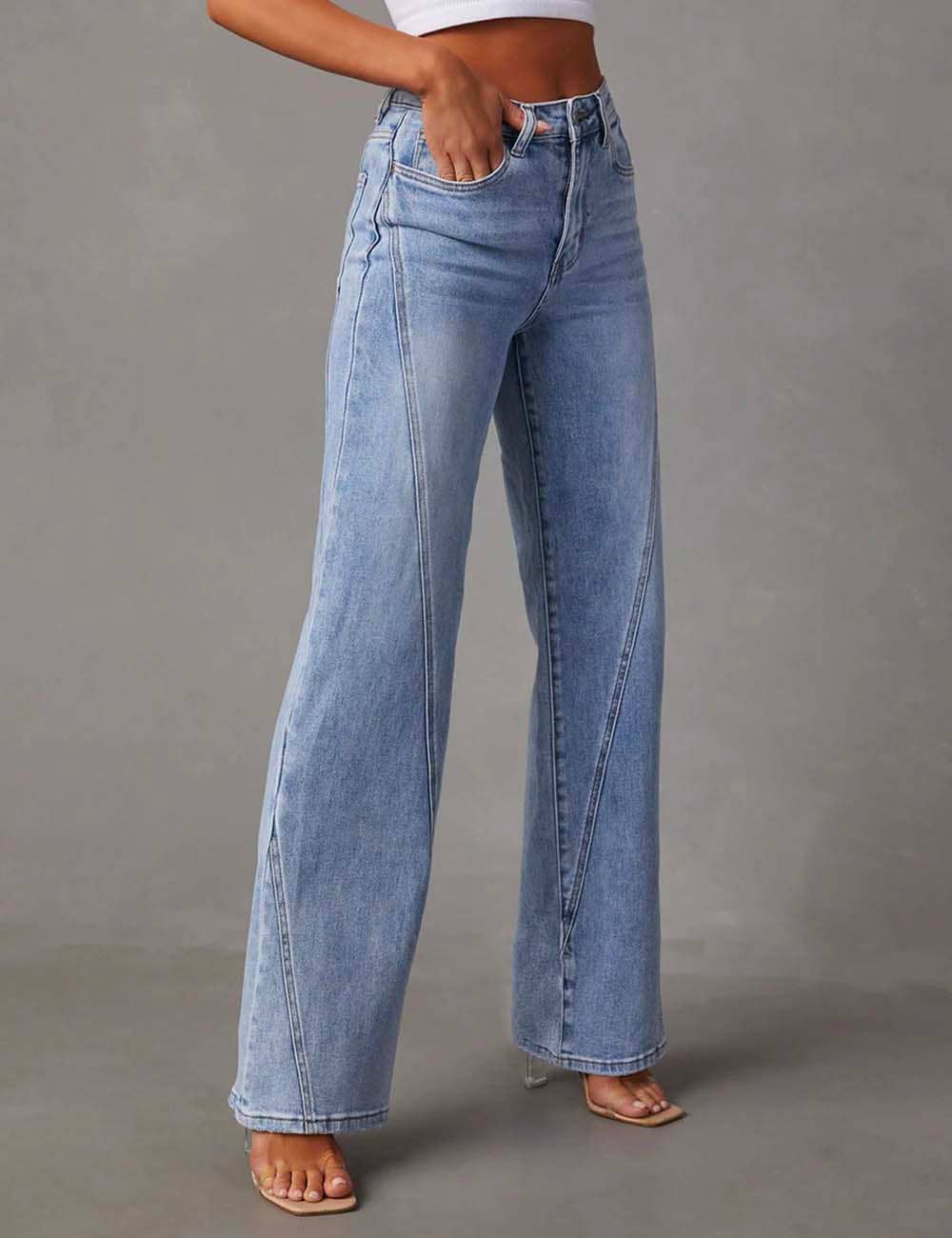 Straight Leg Denim Jean