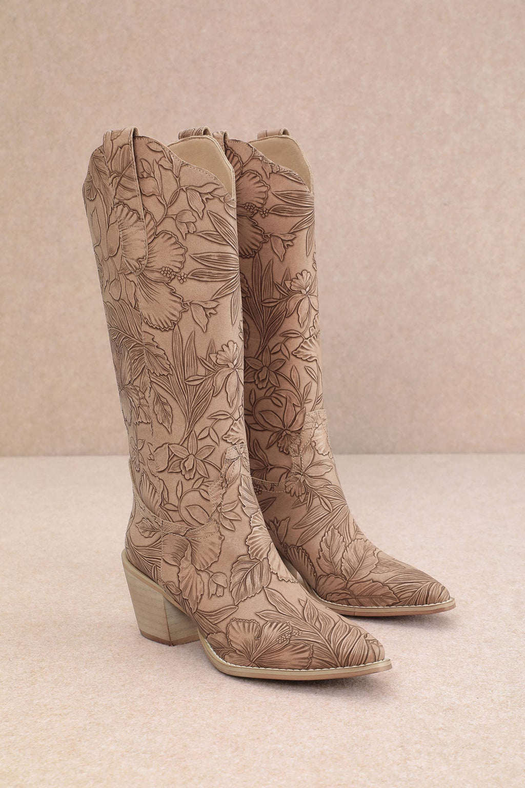 Floral Western Boot