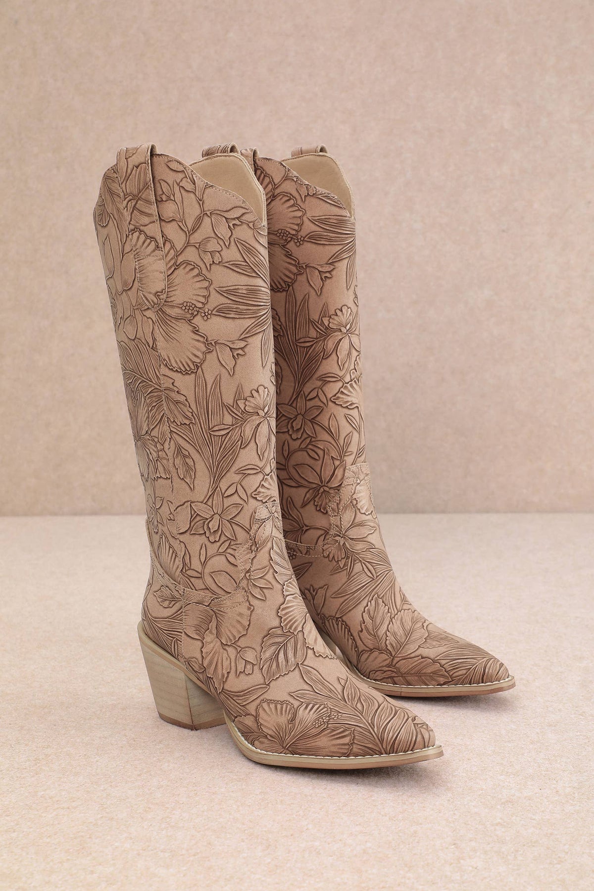Floral Western Boot