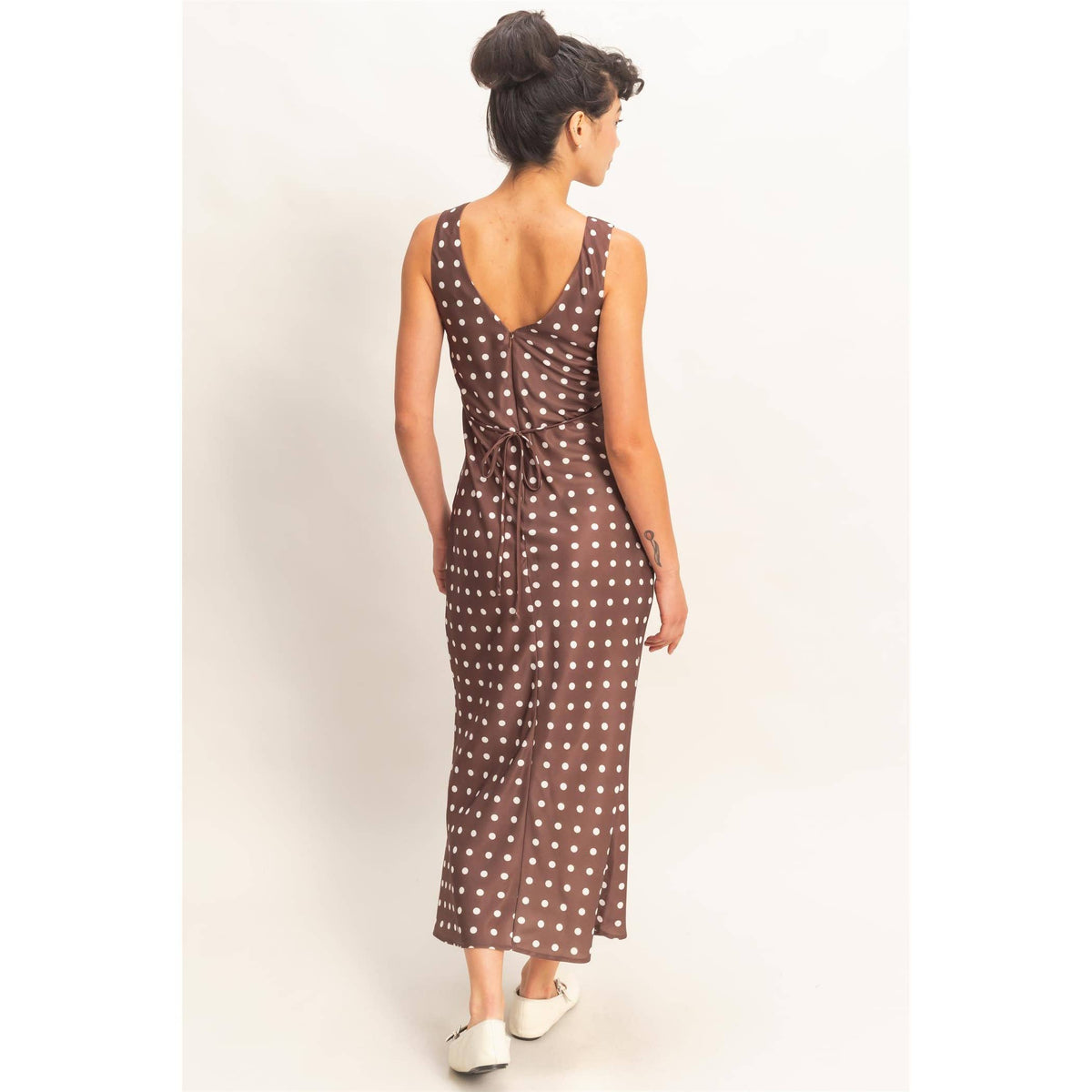 Polka Dot Maxi Dress