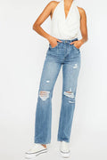 KanCan HIGH RISE 90’S STRAIGHT JEANS