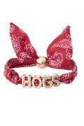 Arkansas Razorbacks Bandana Slider Bracelet