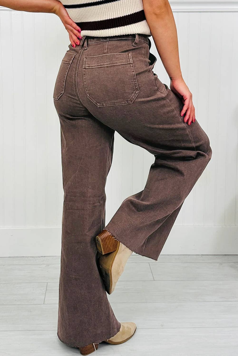 Retro Washed Loose Jeans