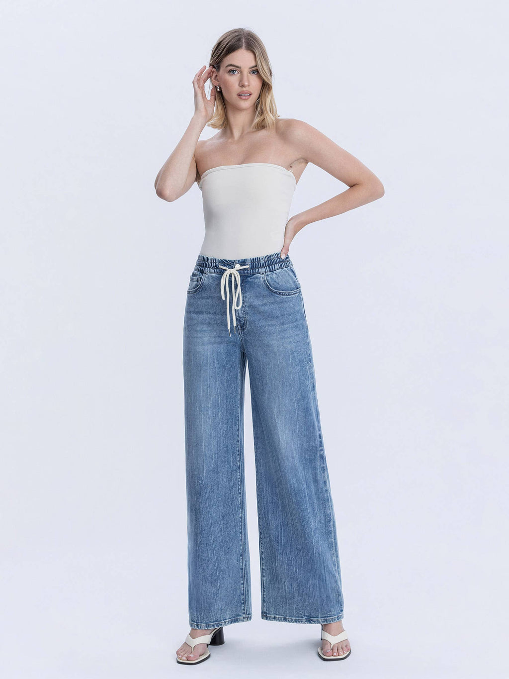 Super high Rise Wide Leg Jeans