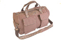 Turkey Brown Waxed Canvas Old School Camo Weekender Bag.