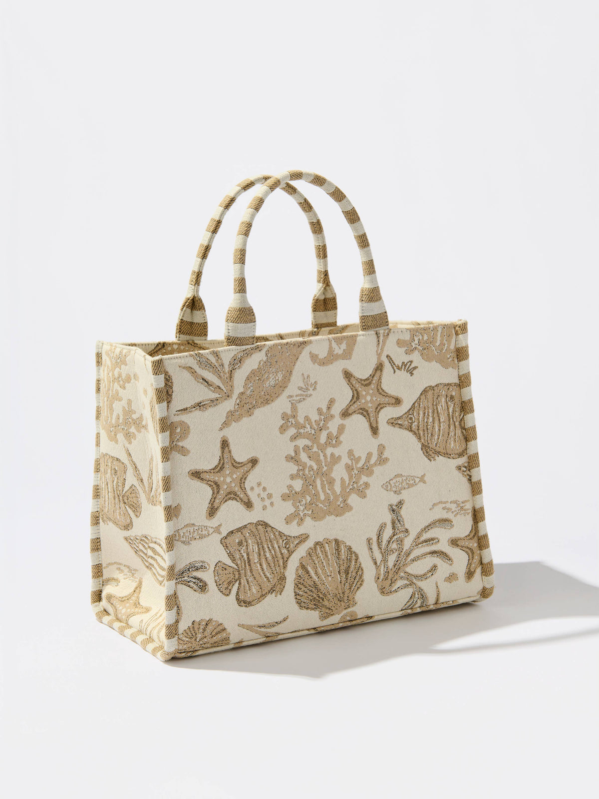 Coastal Jacquard Tote