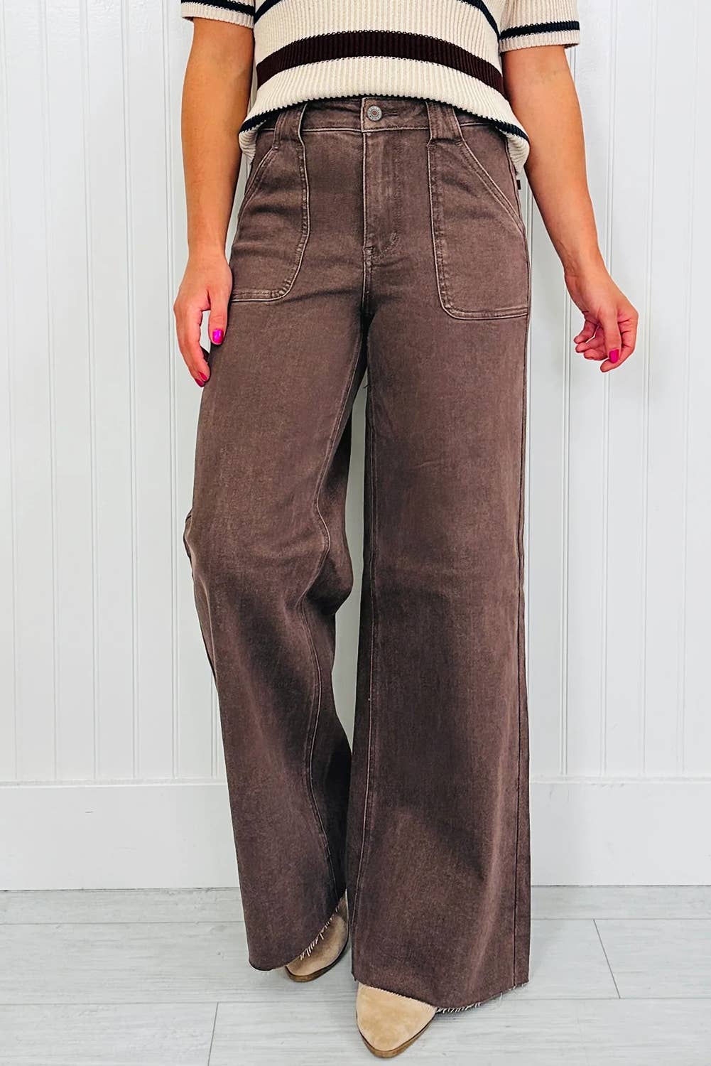 Retro Washed Loose Jeans