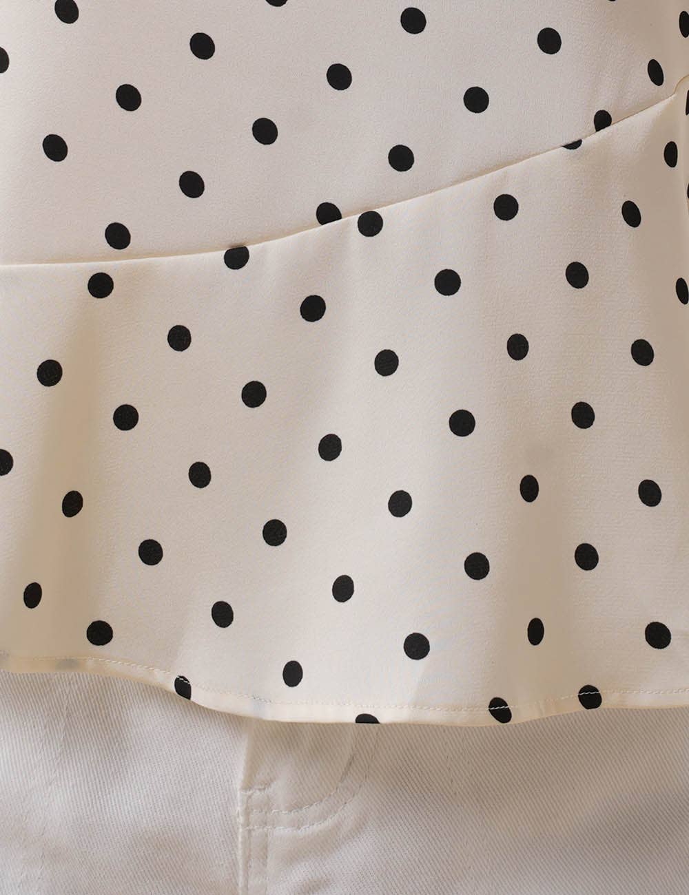 Polk Dot Back Tie Cami