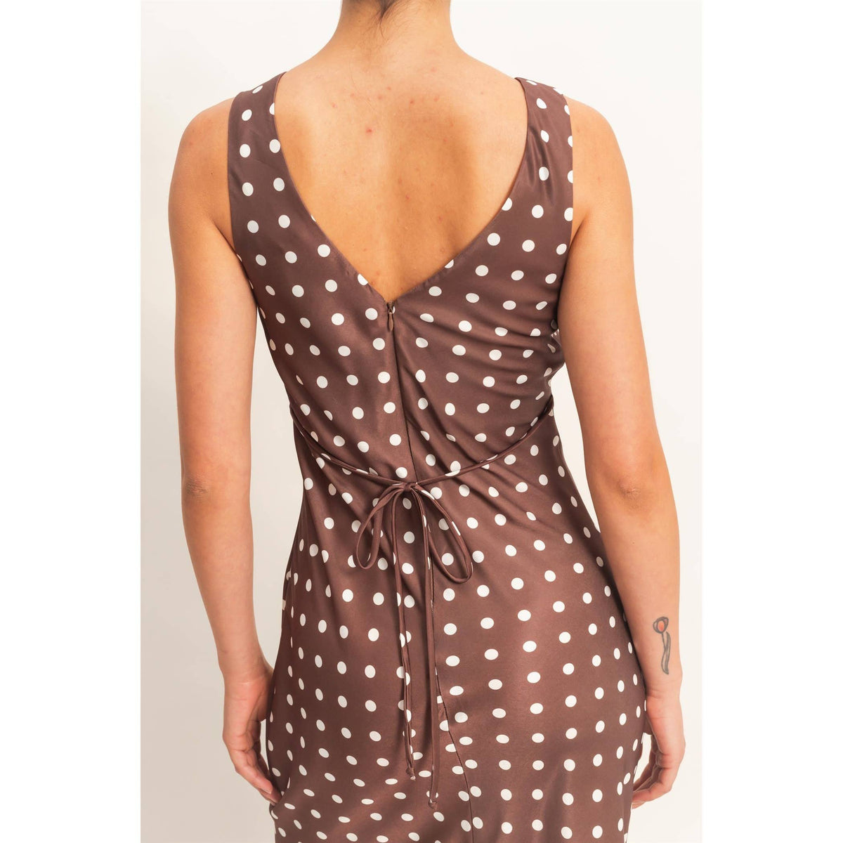 Polka Dot Maxi Dress