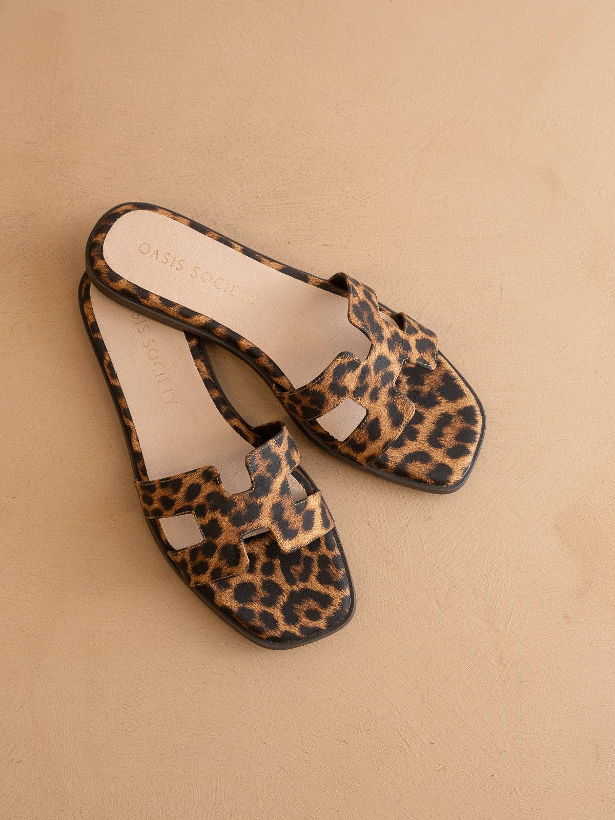 OASIS SOCIETY The Everlee | Leopard H-Strap Sandal