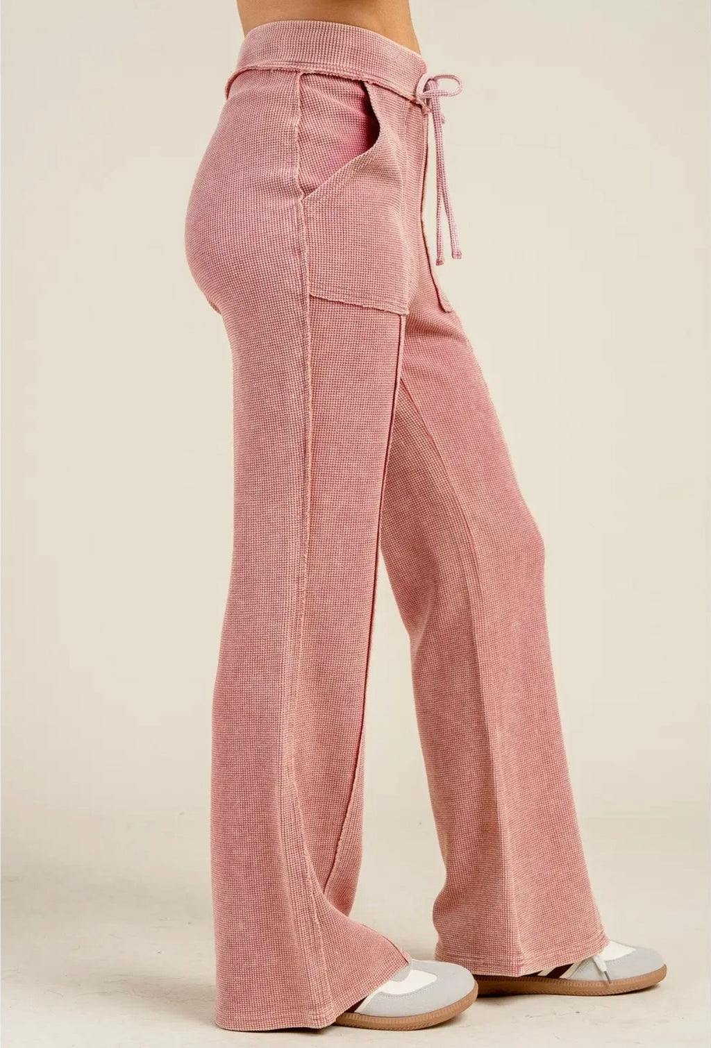 Knit Top and Flare Pant Set