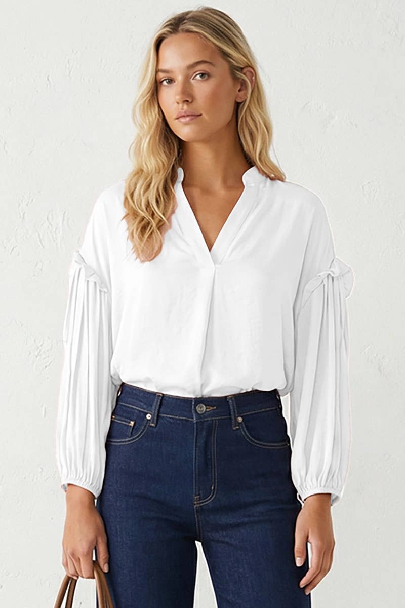 Balloon Sleeve Blouse