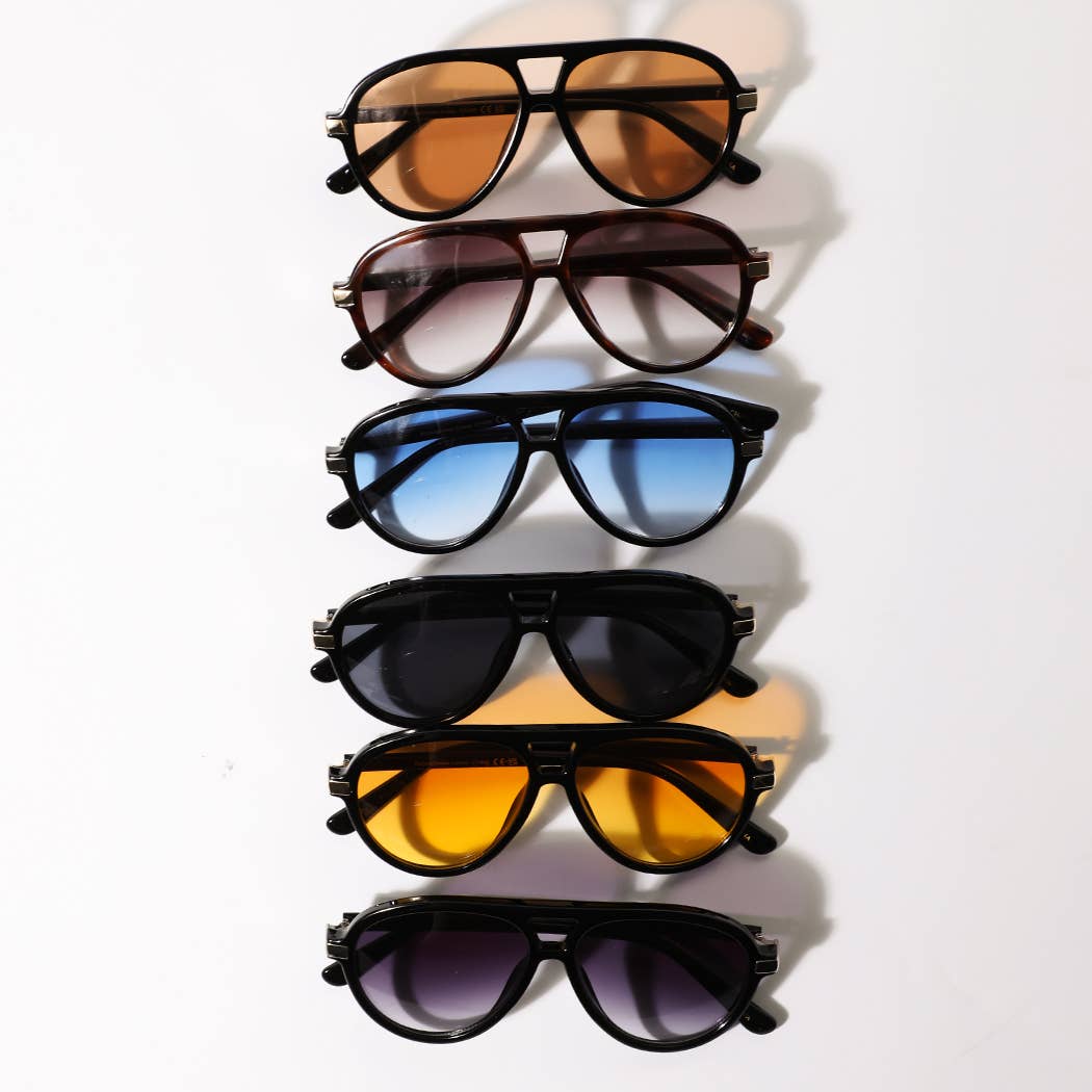 Retro Aviator Sunglasses