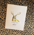 I Love You Deer Greeting Card