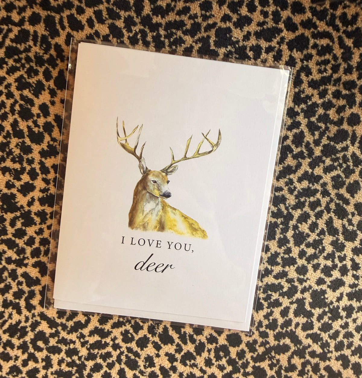 I Love You Deer Greeting Card