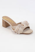 Open Toe Kitten Heel