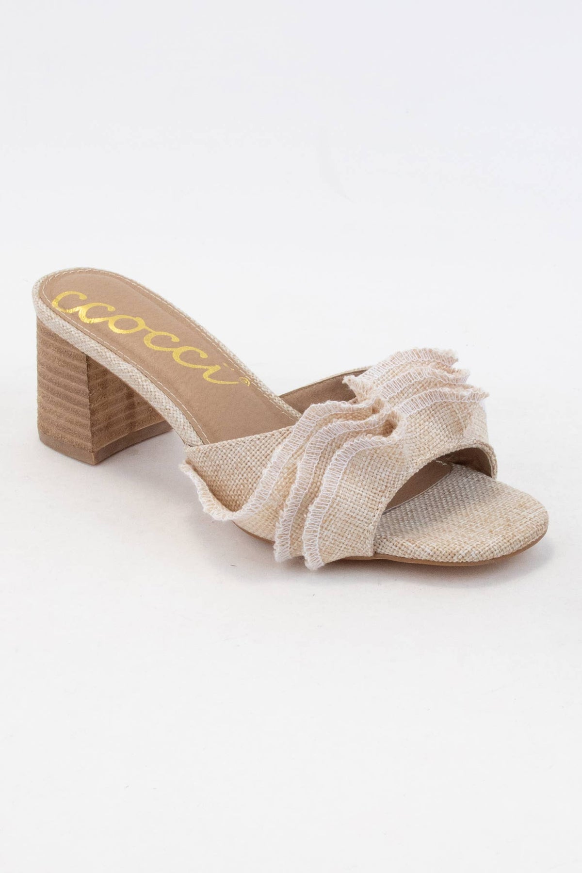 Open Toe Kitten Heel
