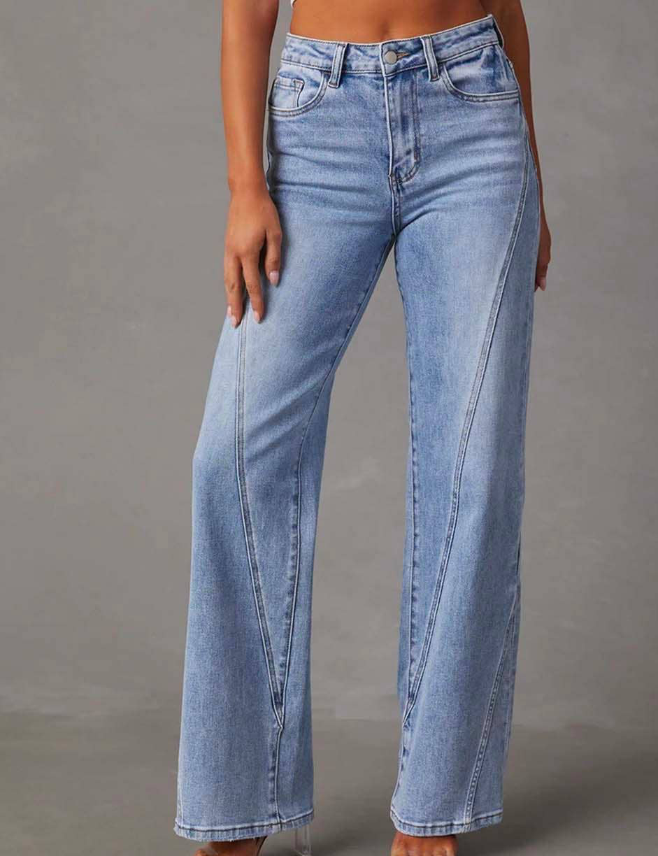 Straight Leg Denim Jean