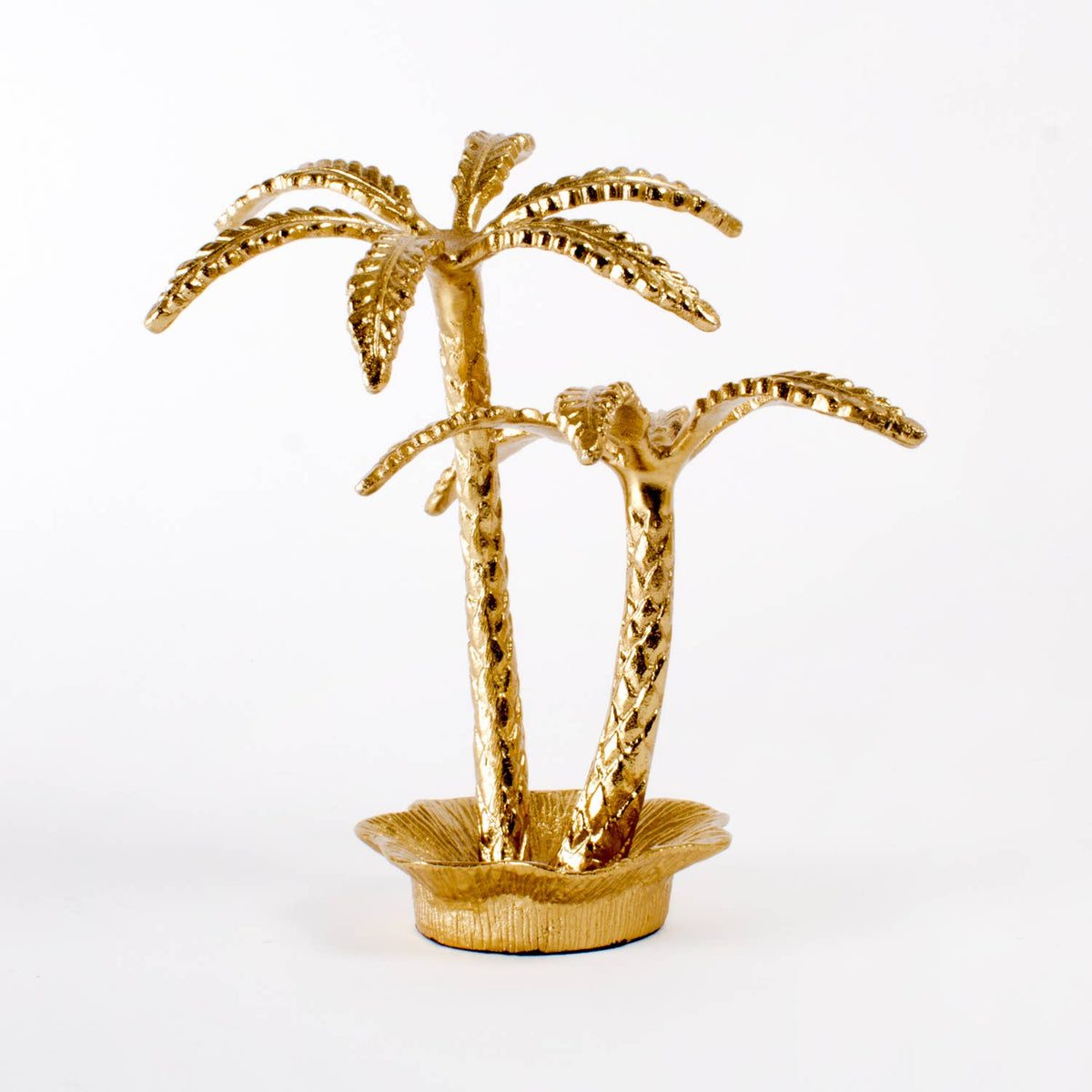 8 OAK LANE Gold Palm Tree Jewelry Holder