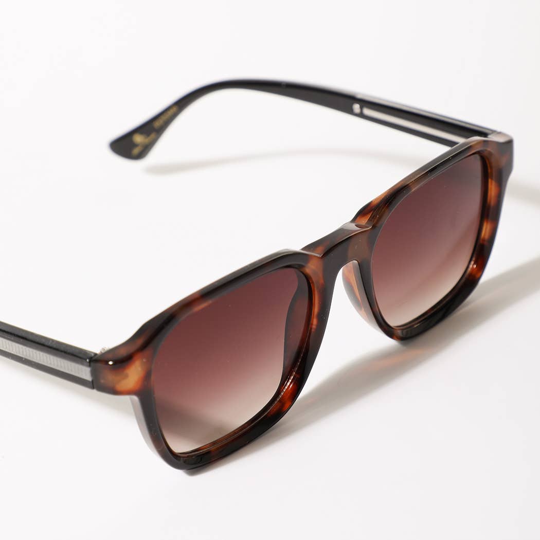 Retro Square Frame Sunglasses