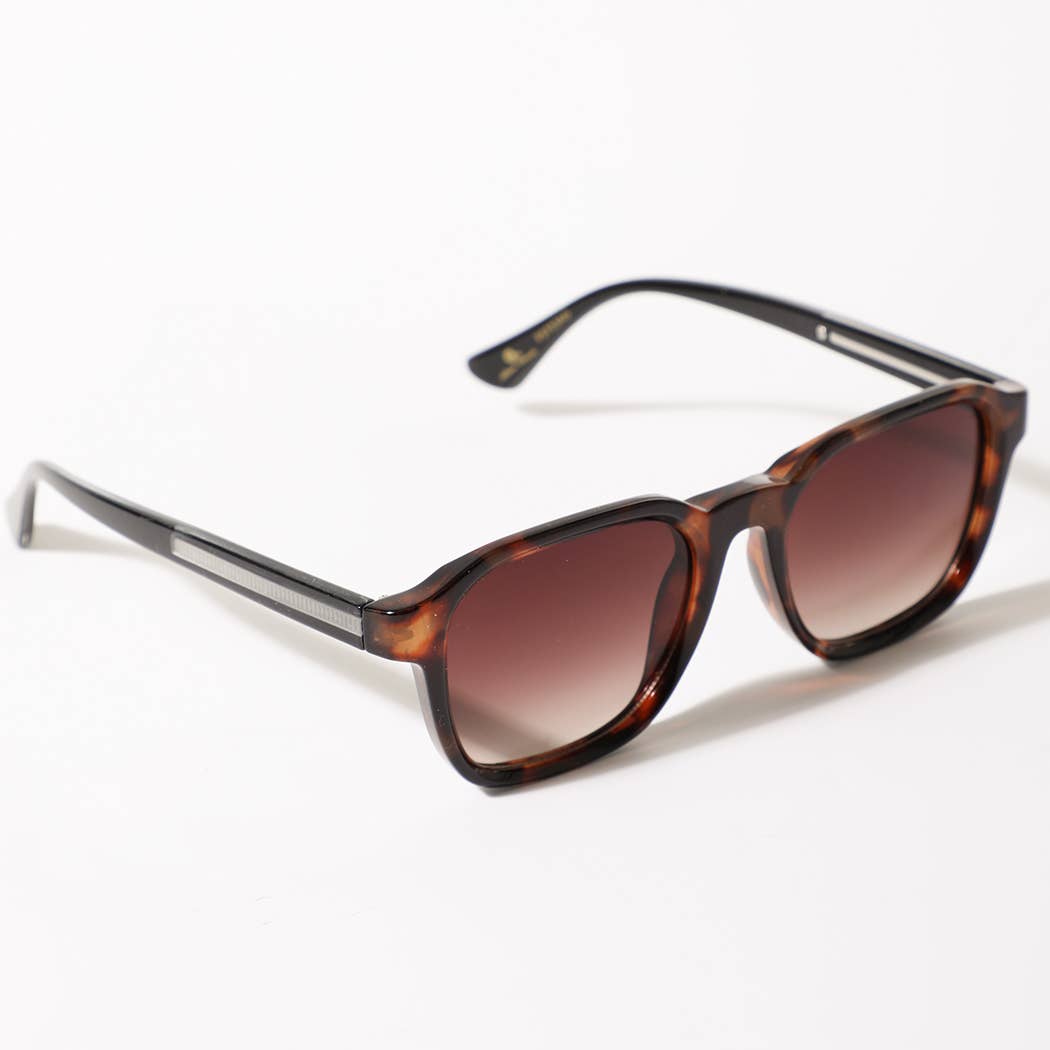 Retro Square Frame Sunglasses
