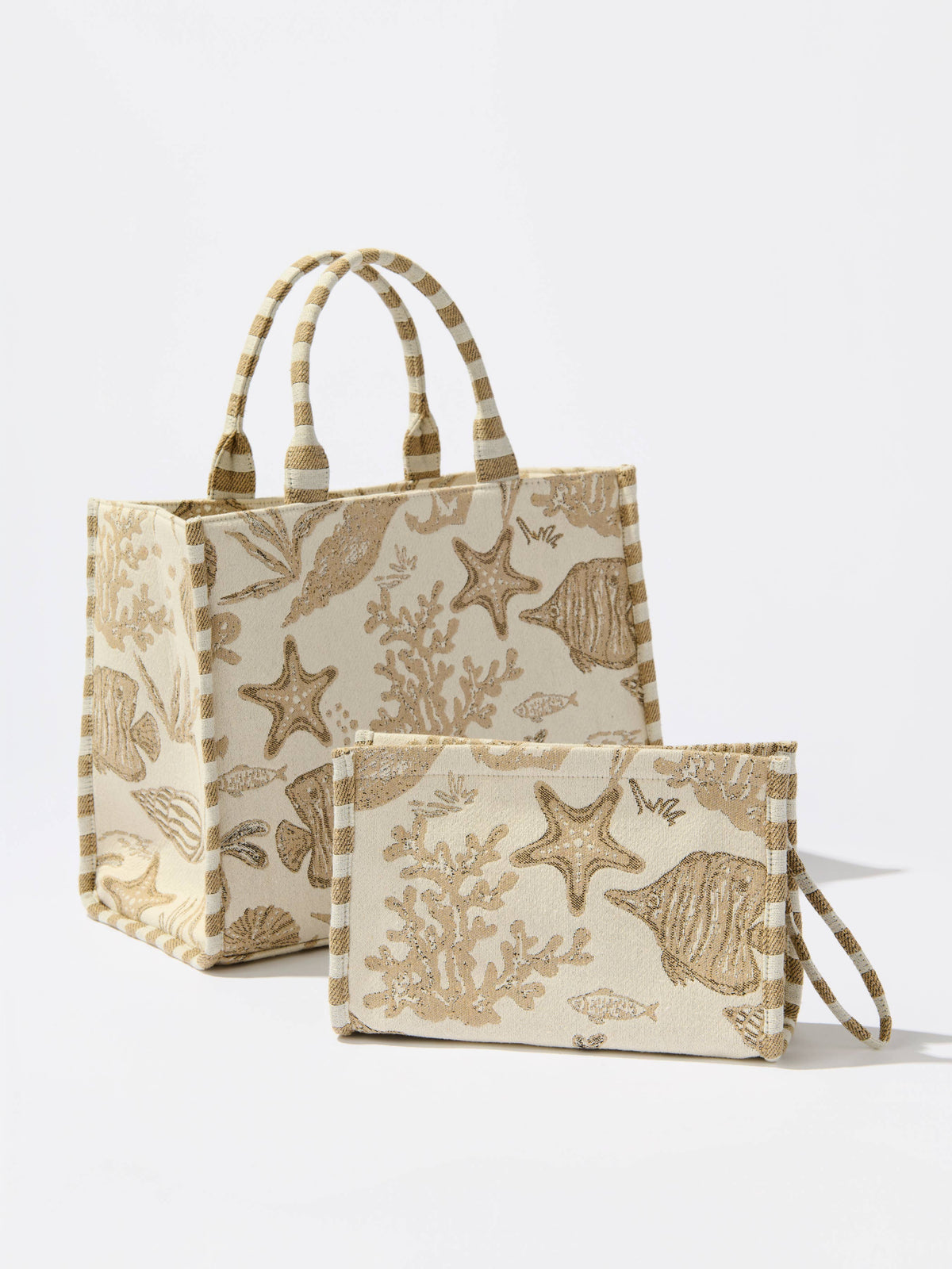 Coastal Jacquard Tote