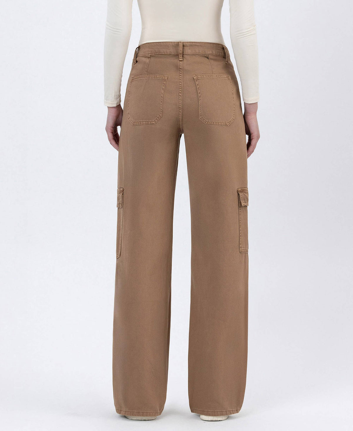 HighRise Utility Cargo Wide leg Jeans