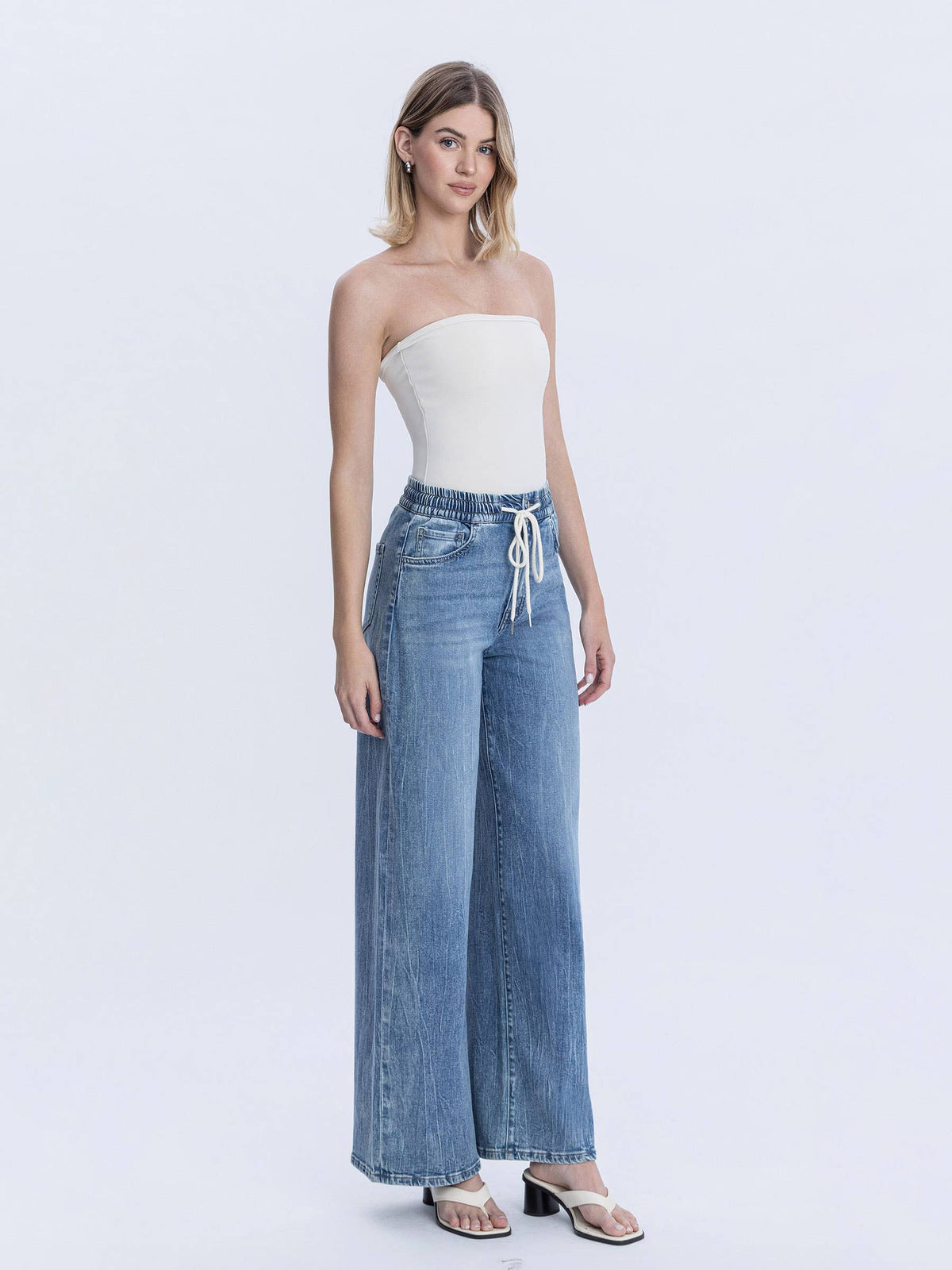Super high Rise Wide Leg Jeans