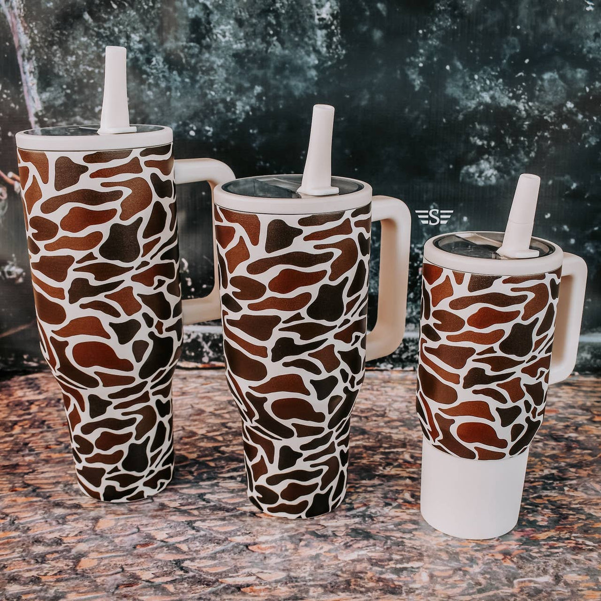 Duck Camo Flip Lid Tumbler