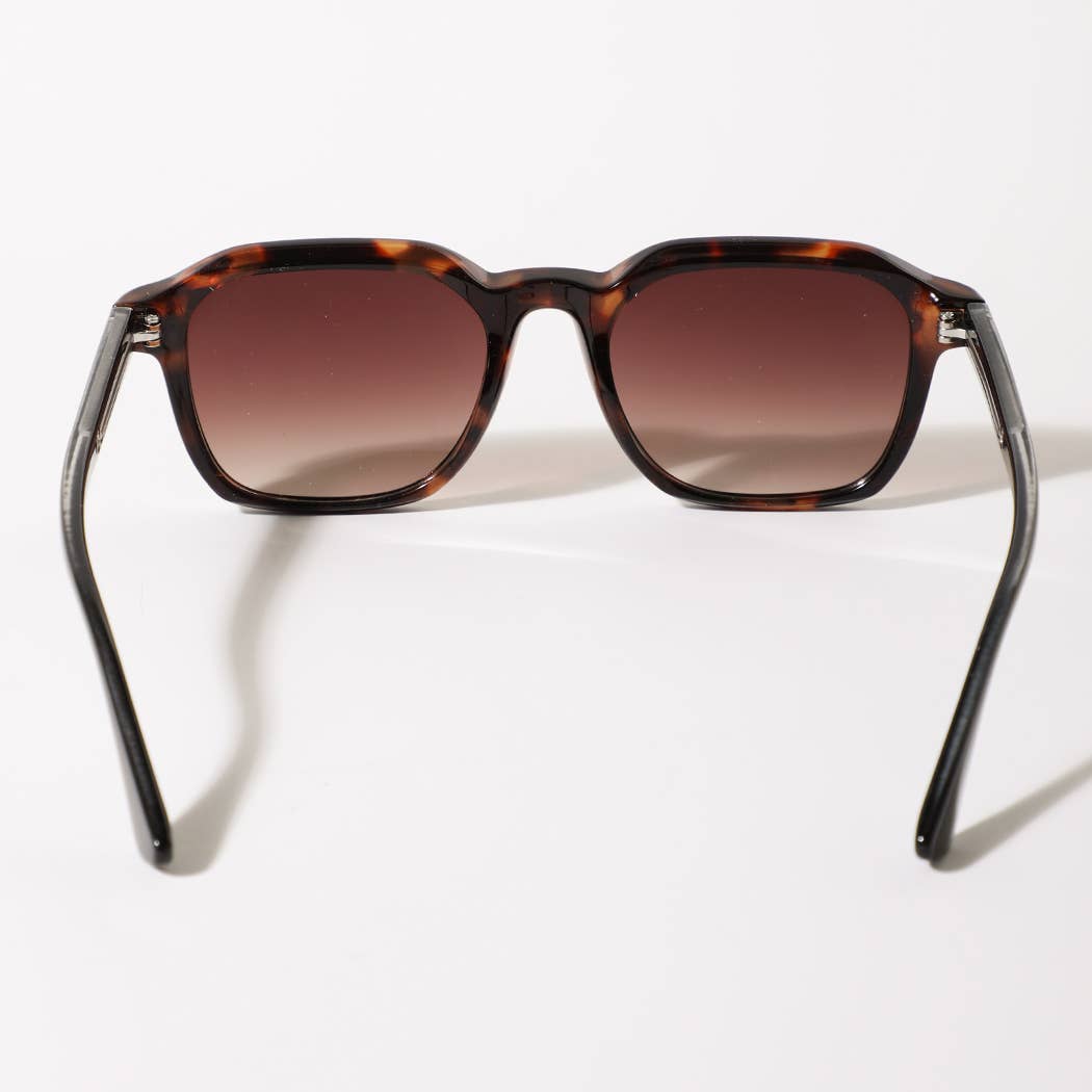 Retro Square Frame Sunglasses