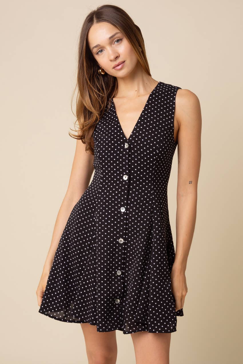 Mila Polka Dot  Mini Dress